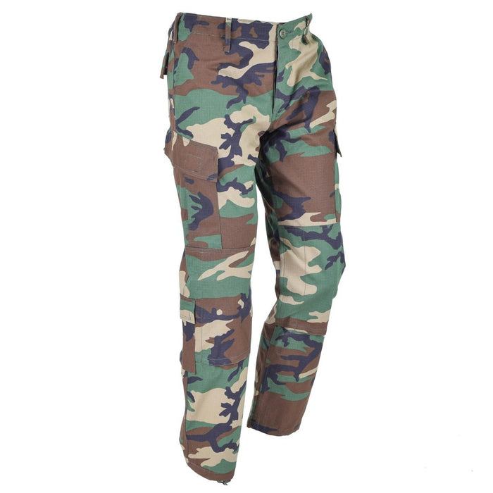 Pantaloni cargo BDU ripstop in stile militare americano Mil-Tec con ginocchia rinforzate e tasche multiple