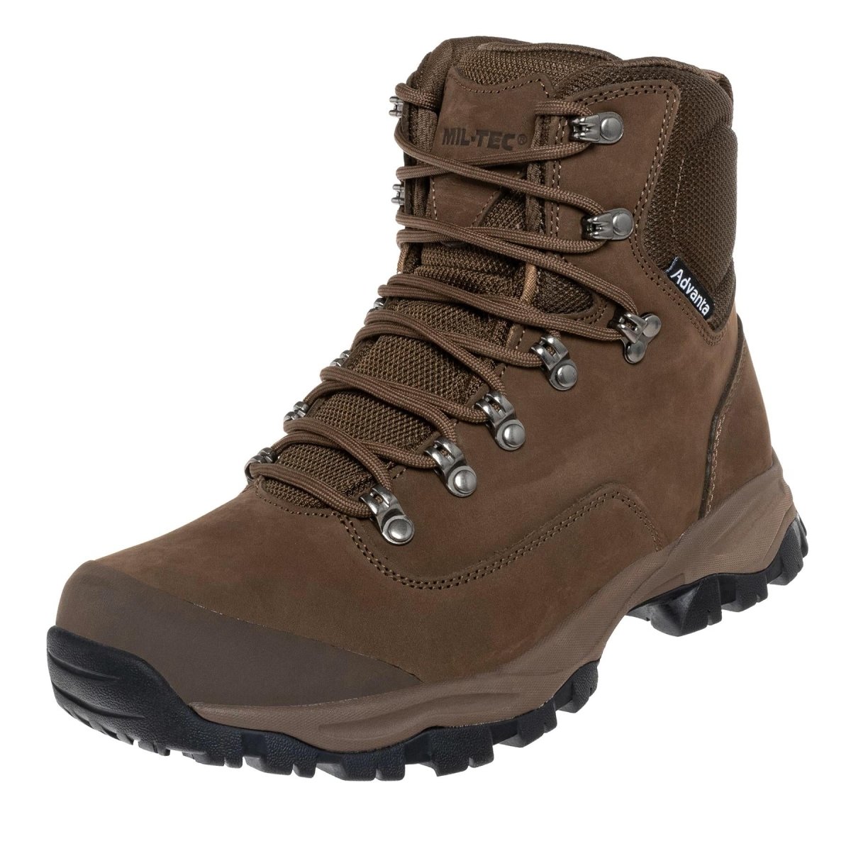 Stivali da combattimento tattici MIL-TEC BW impermeabili e traspiranti Advanta Outdoor marroni