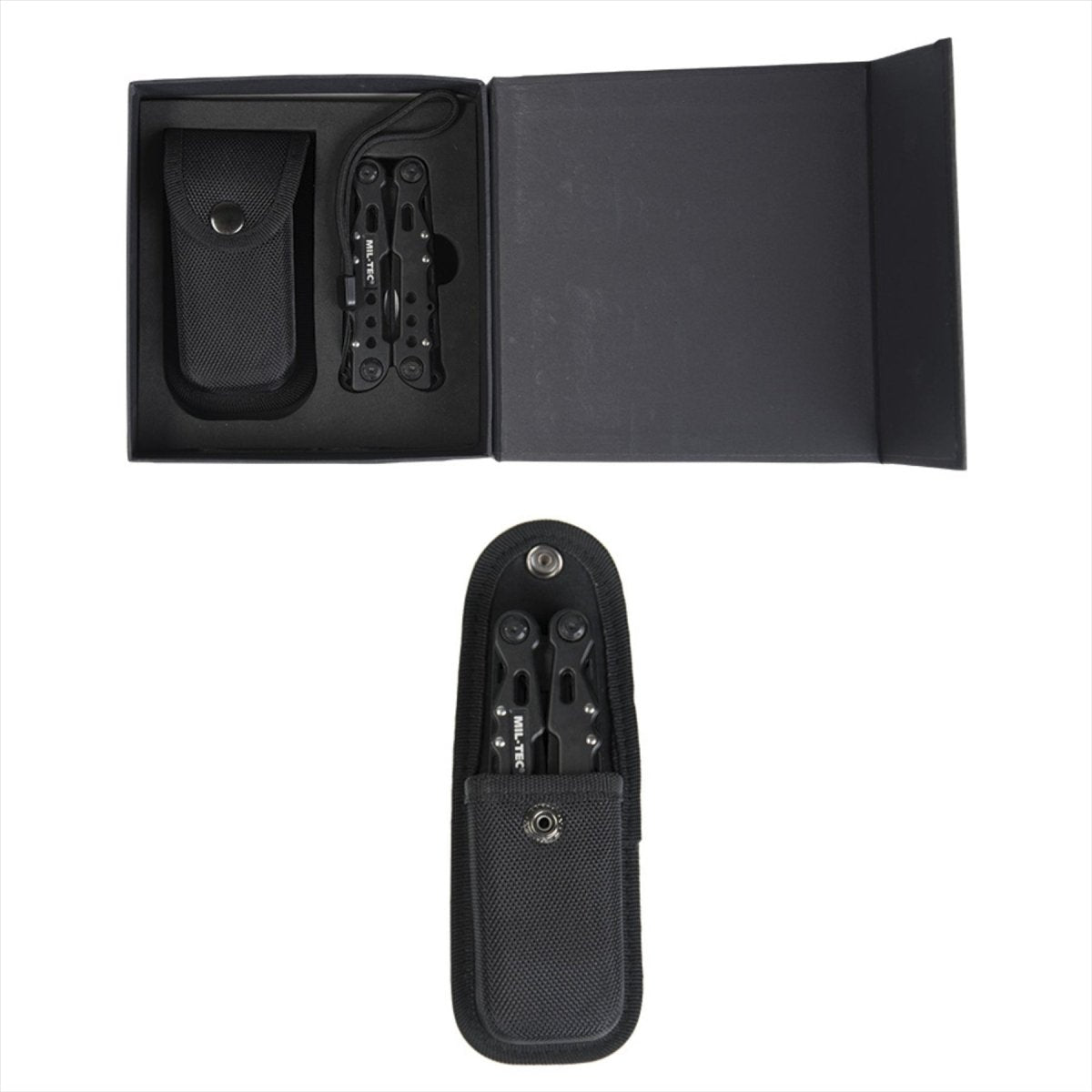 Mil-Tec Cobra Multi Tool Pocket Knife 9 Strumenti disponibili in alluminio Black