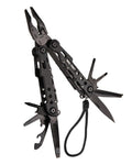 Mil-Tec Cobra Multi Tool Pocket Knife 9 Strumenti disponibili in alluminio Black