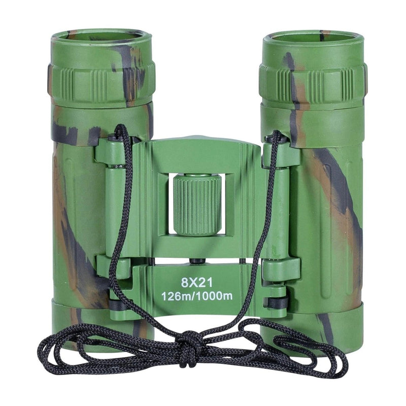 MIL-TEC Collapsible Binoculars 8x21 Visual Field 126m Nylon Bag Included Camo