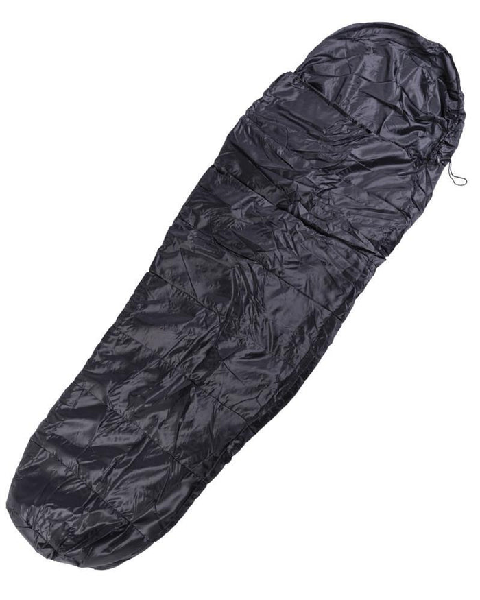 MIL-TEC COMMANDO Sacco a pelo da 225 cm con cerniera a 2 vie sul lato sinistro leggero - GoMilitar