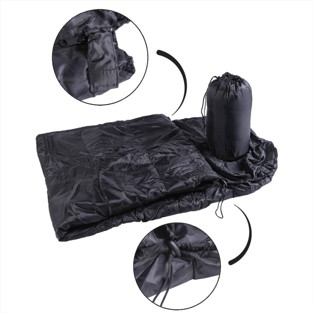 Mil-Tec Commando Sleep Sleach Specing 225 cm con cerniera a 2 vie Leggero leggero