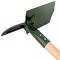 Pala piegabile a Mil-Teclabile con maniglia in legno in legno in acciaio lungo 63 cm