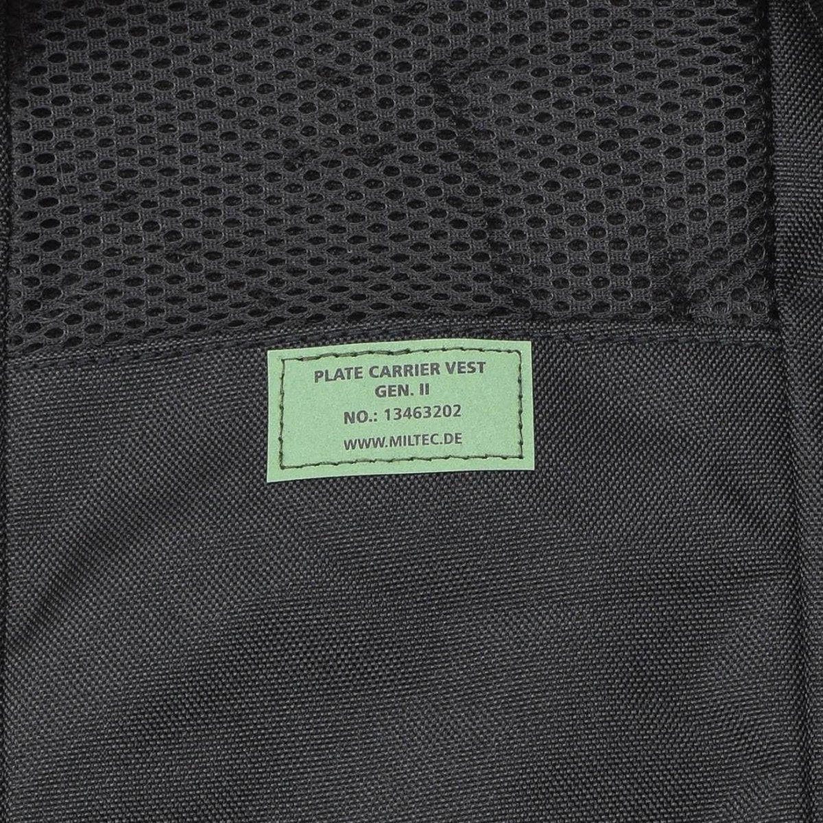 Mil-Tec Gen II Piastra militare Carrier Combatti tattici Combatti Wiistcoat Nero