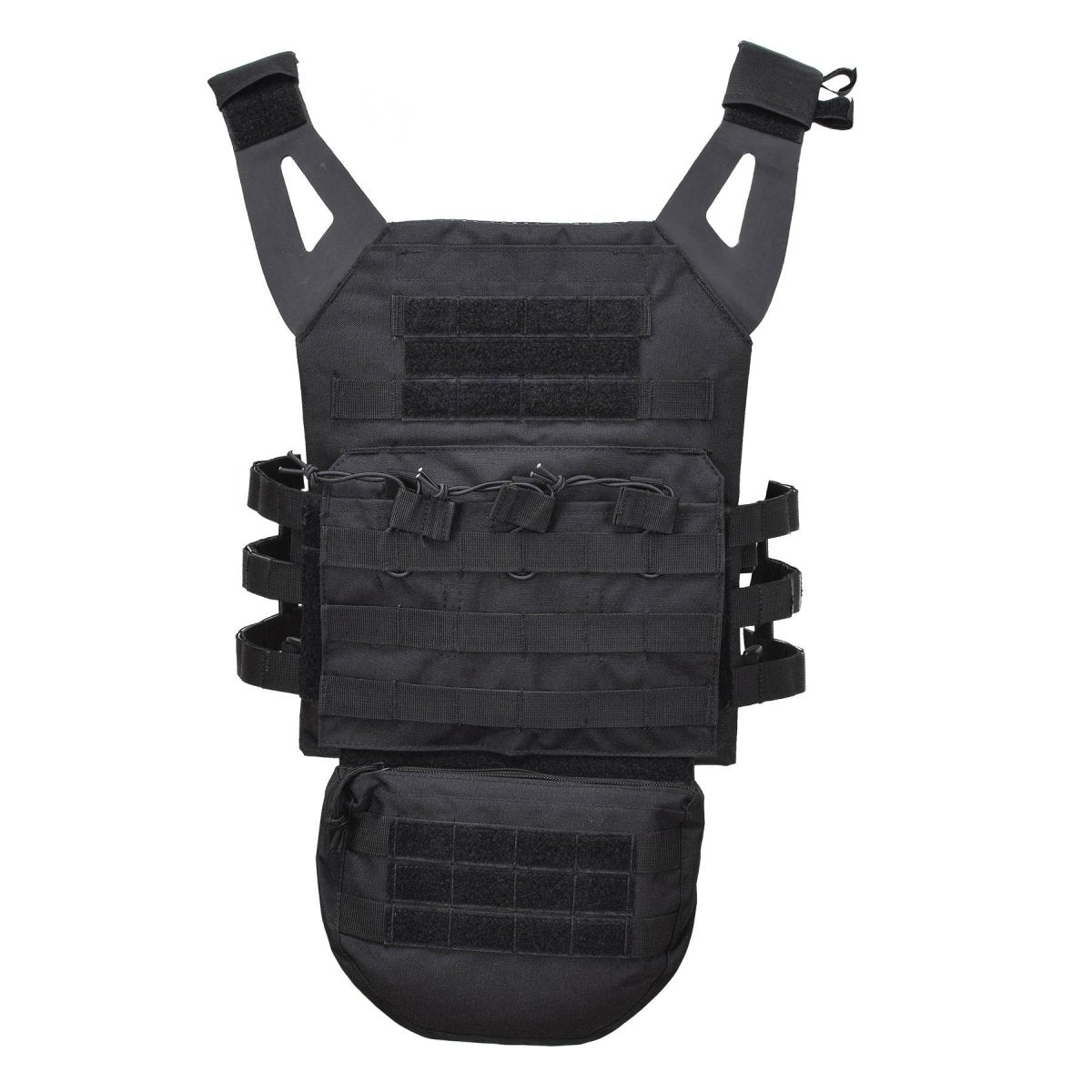 Mil-Tec Gen II Piastra militare Carrier Combatti tattici Combatti Wiistcoat Nero