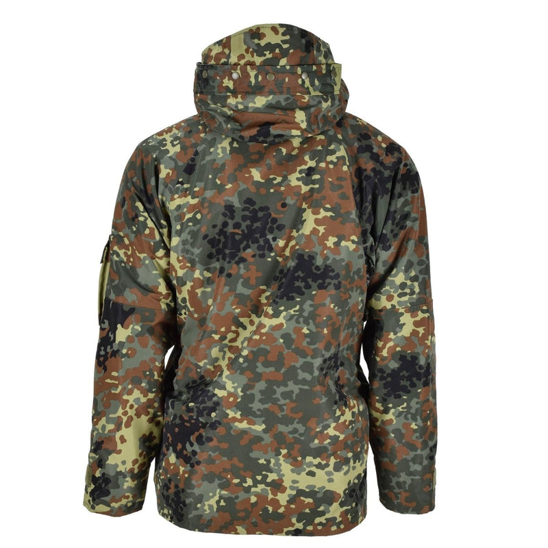 MIL-TEC Army Army Parka W Liner Goretex Camo Flecktarn Giacca da uomo impermeabile