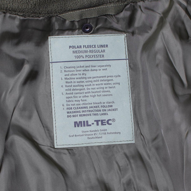 MIL-TEC Army Army Parka W Liner Goretex Camo Flecktarn Giacca da uomo impermeabile