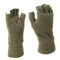 Guanti mil-tec uomini uomini caldi senza dito thinsulate ™ fodera inverno oliva inverno