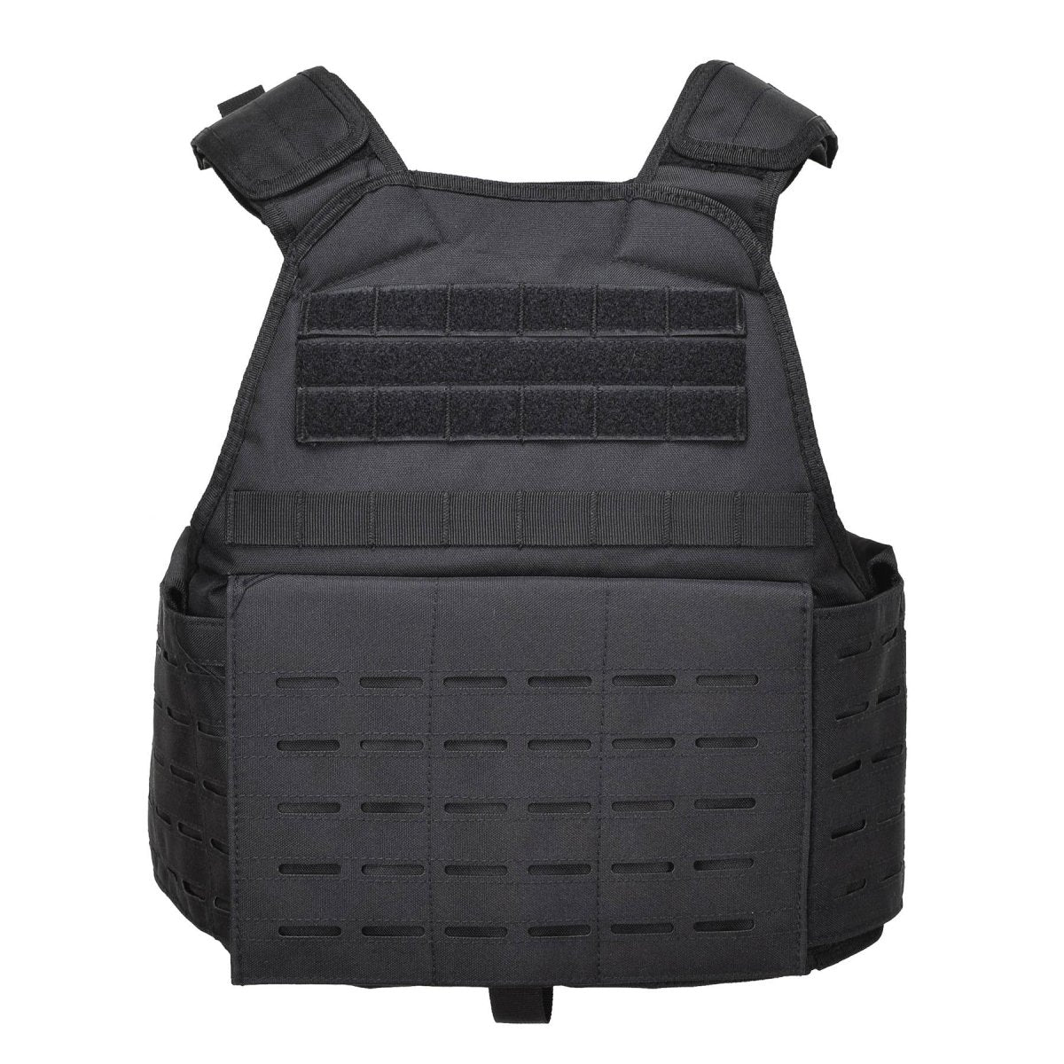 Mil-TEC Laser Cut Tactical Combat Plate Carrier Giurre militare MOLLE compattabile Nero compattabile
