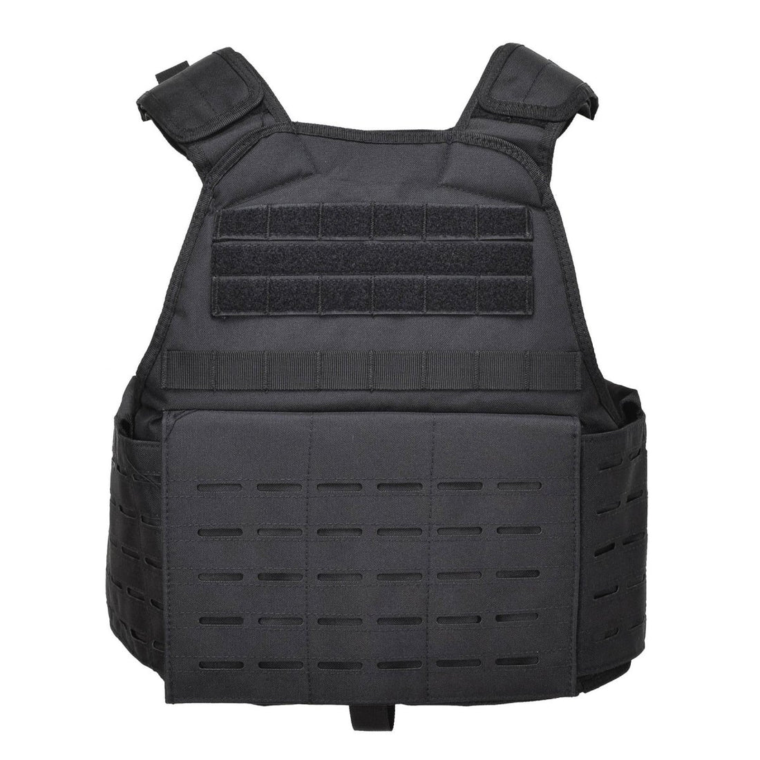 Mil-TEC Laser Cut Tactical Combat Plate Carrier Giurre militare MOLLE compattabile Nero compattabile
