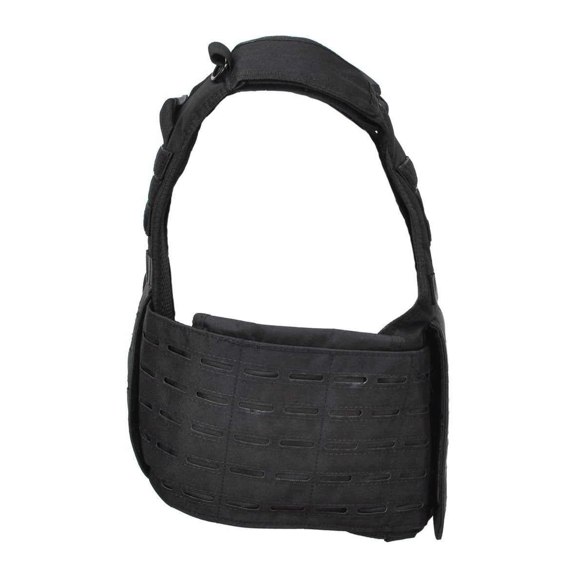 Mil-TEC Laser Cut Tactical Combat Plate Carrier Giurre militare MOLLE compattabile Nero compattabile
