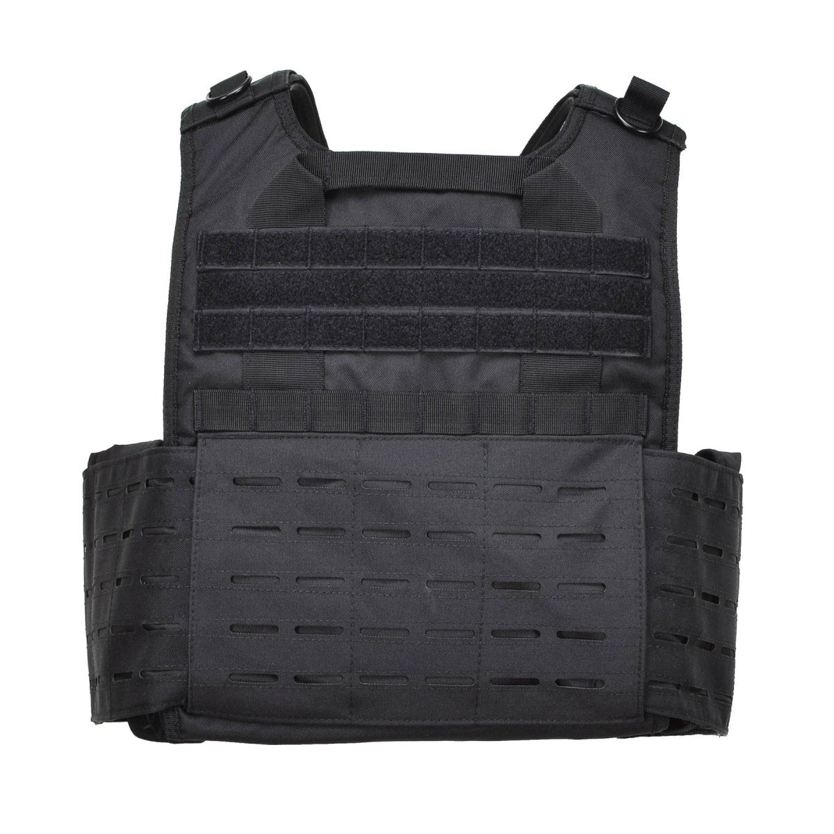 Mil-TEC Laser Cut Tactical Combat Plate Carrier Giurre militare MOLLE compattabile Nero compattabile