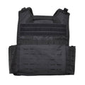 Mil-TEC Laser Cut Tactical Combat Plate Carrier Giurre militare MOLLE compattabile Nero compattabile