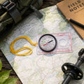 Mil-Tec Mappa Bussola Piastra di base trasparente Strumento di navigazione per campeggio ed escursionismo