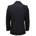 Mil-Tec Mens Coat lana Blend Navy Style Black Black Black