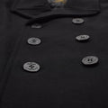 Mil-Tec Mens Coat lana Blend Navy Style Black Black Black
