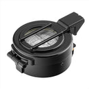Mil-Tec Metal Lensatic Compass Assegna in alluminio Navigazione facciale lucida Black