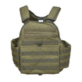 MIL-TEC Plate Military Carrier Tattico Combatti di combattimento Armatura MOLLE Sistema Oliva