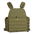 MIL-TEC Plate Military Carrier Tattico Combatti di combattimento Armatura MOLLE Sistema Oliva