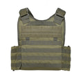 MIL-TEC Plate Military Carrier Tattico Combatti di combattimento Armatura MOLLE Sistema Oliva
