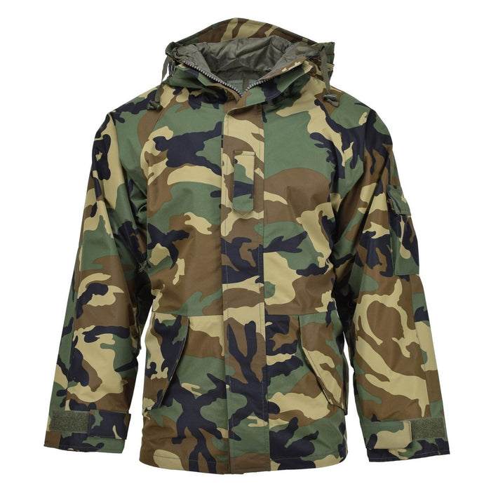 Giacca mimetica boschiva MIL-TEC in stile militare con Gore-Tex impermeabile e antivento a 3 strati per protezione dalle intemperie