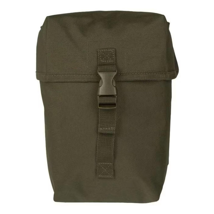 Grande custodia tattica multiuso MIL-TEC verde oliva con chiusura con fibbia, design durevole e resistente all'acqua per il fissaggio dell'attrezzatura MOLLE.
