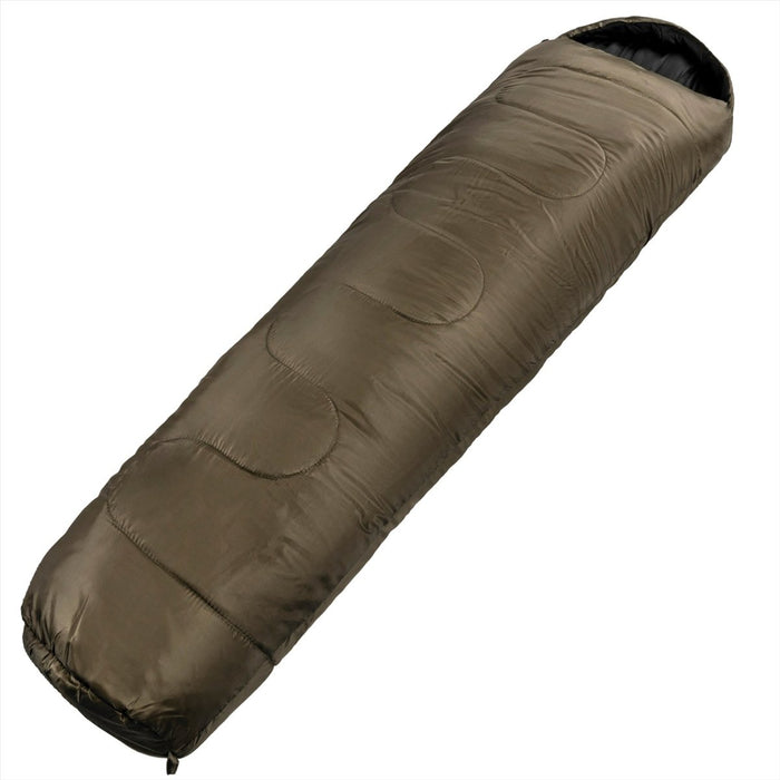 Mil-Tec Sacco a pelo a mummia da 225 cm in fibra cava a 2 strati - GoMilitar