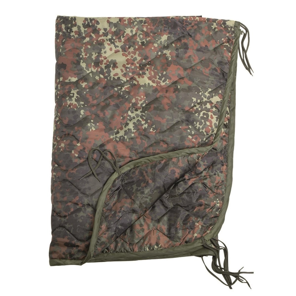 Mil-TEC Poncho Liner Steppdecke 210x150cm Dries Dries Rapida Compressione Sack