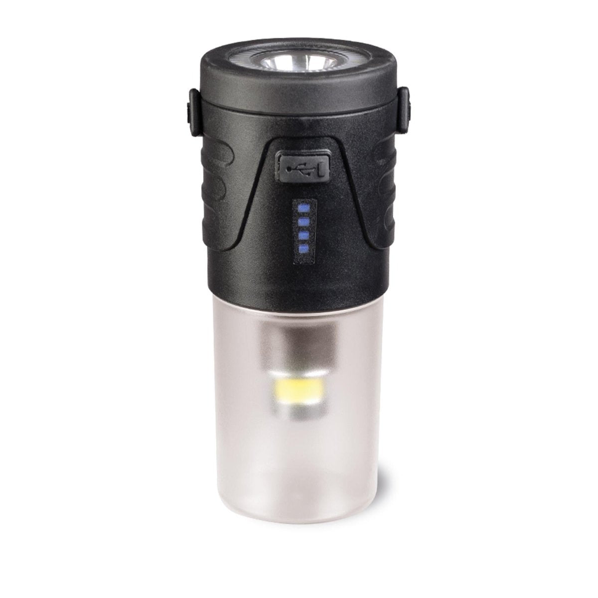 Torcia da campeggio MIL-TEC Lanterna ricaricabile LED Esterno USB-C 410 Lumen