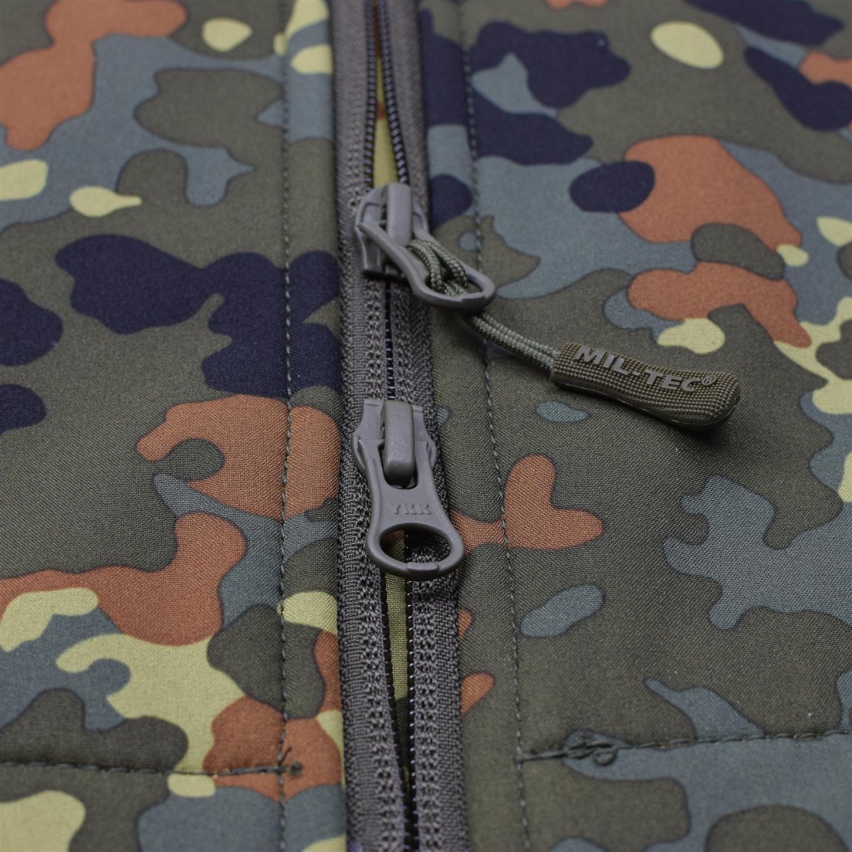 Giacca Mil-Tec Softshell SCU 14 German Flecktran camo esterno escursionismo da estate
