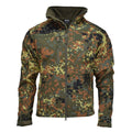 Giacca Mil-Tec Softshell SCU 14 German Flecktran camo esterno escursionismo da estate