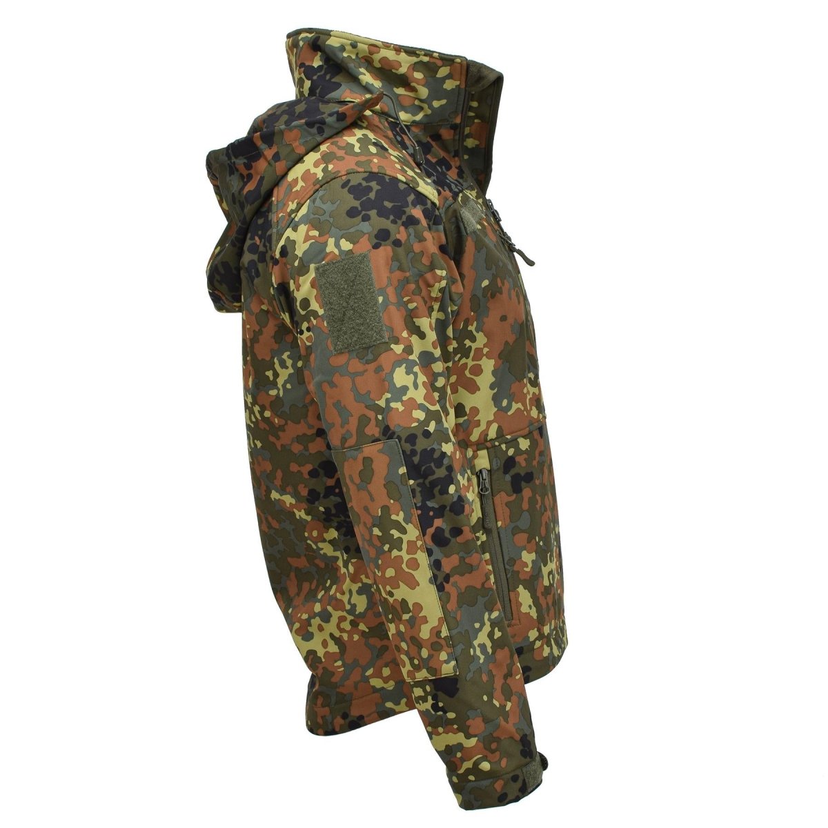 Giacca Mil-Tec Softshell SCU 14 German Flecktran camo esterno escursionismo da estate