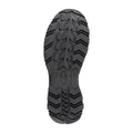 Stivali a squadra Mil-Tec Mid Round Sole Camping Calzature in pelle scamosciata nera all'aperto