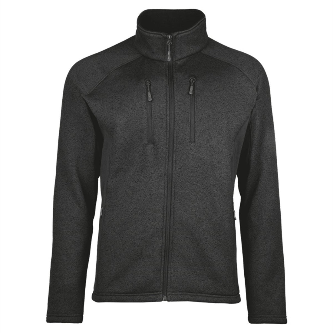 Giacca in pile con struttura Mil-Tec, calde tasche tattiche esterne con cerniera, nere