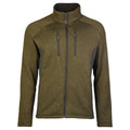 Giacca in pile con struttura Mil-Tec, calde tasche tattiche esterne con cerniera, oliva