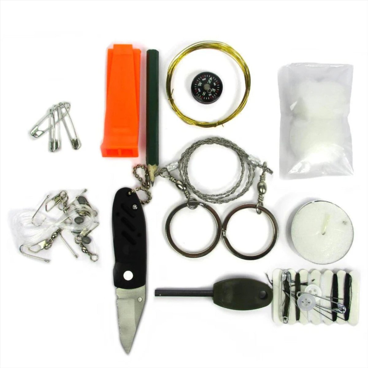Kit di sopravvivenza MIL-TEC Strumenti FireStarter per pesca di emergenza