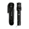 Torcia tattica MIL-TEC 450 lumen USB-C ricaricabile con interruttore di coda Cree
