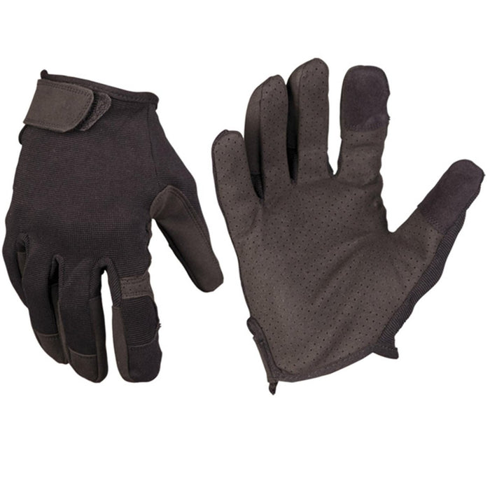 Guanti da lavoro tattici MIL - TEC Touch Screen Fori di ventilazione Medio Nero - GoMilitar