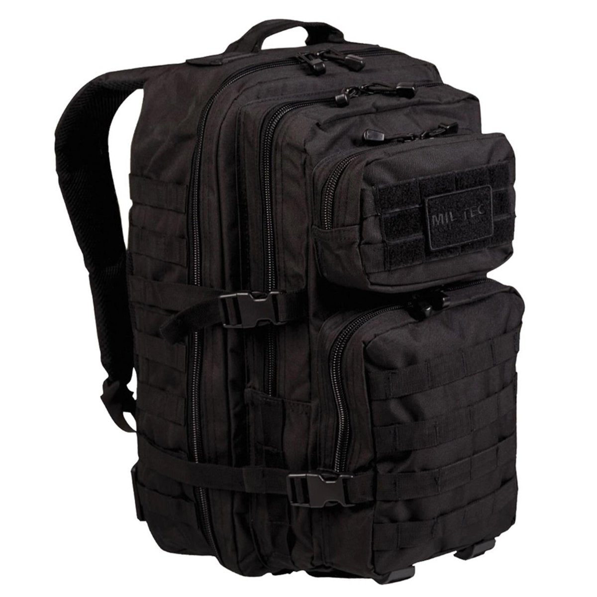 MIL-TEC U.S. ASSALT 36L Backpack Trekking Trekking Hescuking Outdoor Daypack nero