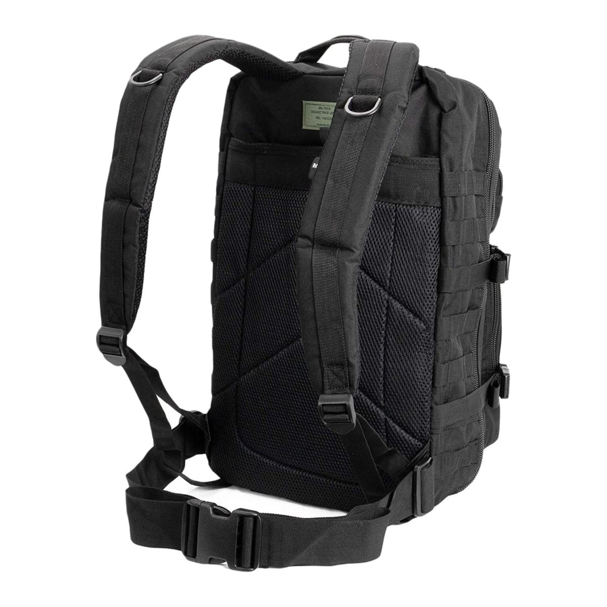 MIL-TEC U.S. ASSALT 36L Backpack Trekking Trekking Hescuking Outdoor Daypack nero