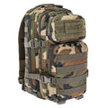 Mil-Tec U.S. Assault Backpack tattico 20liters Trekking Trekking Woodland Daypack