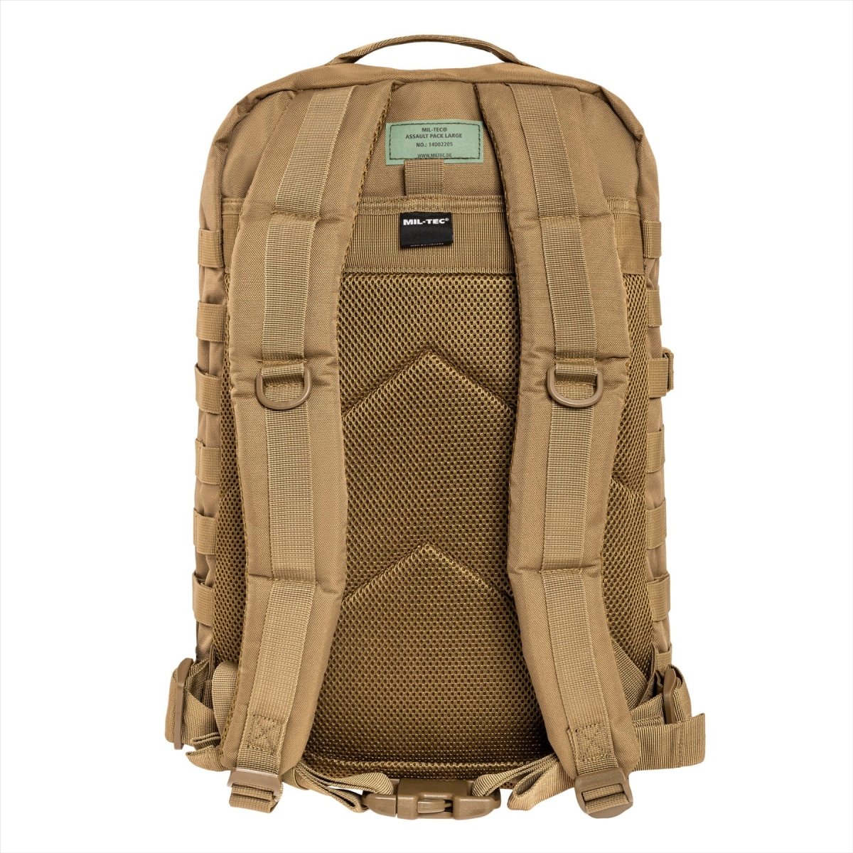 Mil-Tec US ASSALT TATTICAL VEACK TATTICAL 36L Ergonomic FORMATO SHOFE PADDED