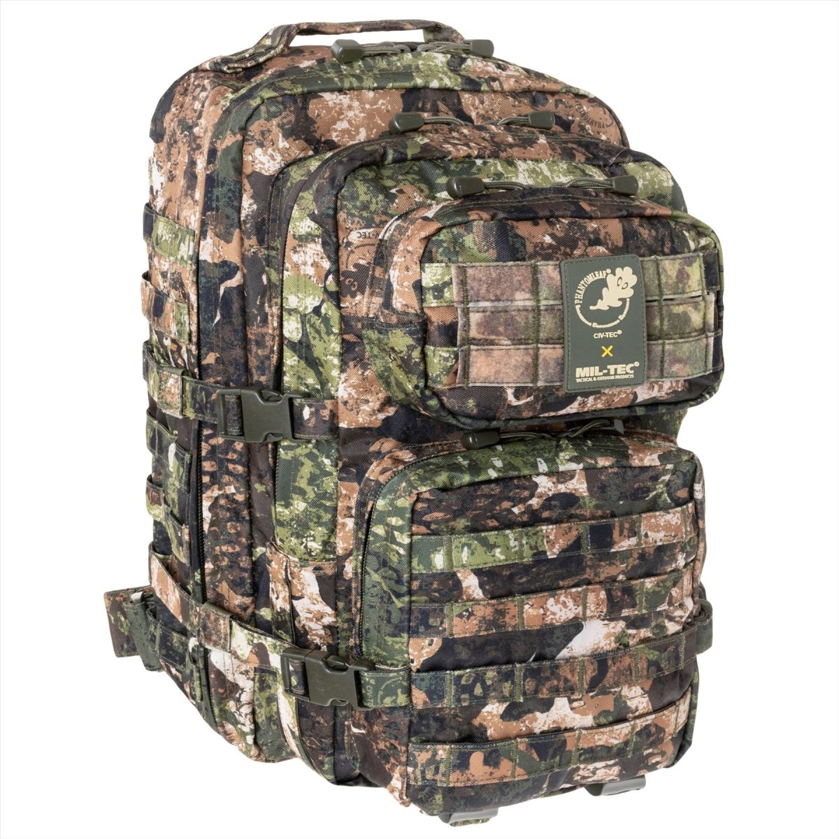 Mil-Tec US ASSALT TATTICAL VEACK TATTICAL 36L Ergonomic FORMATO SHOFE PADDED
