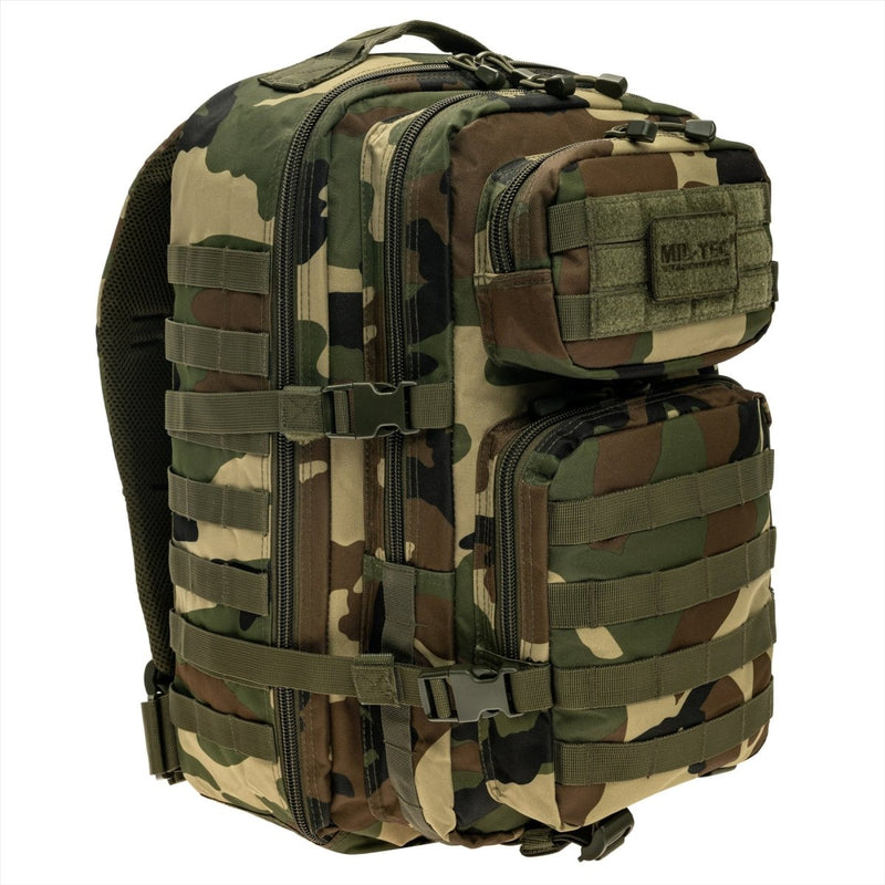 MIL-TEC US Assault Tactical Backpack 36L Ergonomic Formed Padded Shoulders