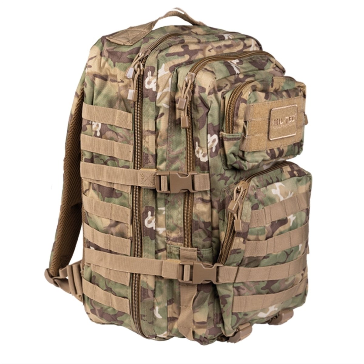 Mil-Tec US ASSALT TATTICAL VEACK TATTICAL 36L Ergonomic FORMATO SHOFE PADDED