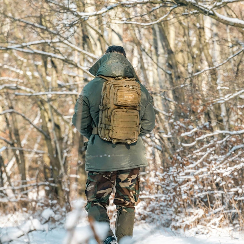 MIL-TEC US Assault Tactical Backpack 36L Ergonomic Formed Padded Shoulders