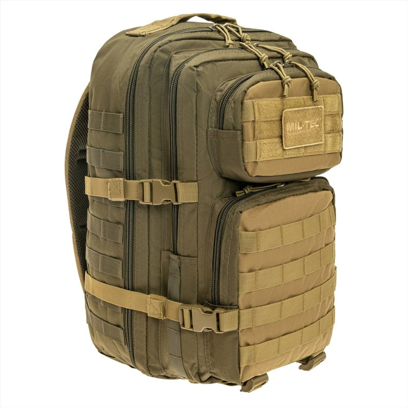 MIL-TEC US Assault Tactical Backpack 36L Ergonomic Formed Padded Shoulders