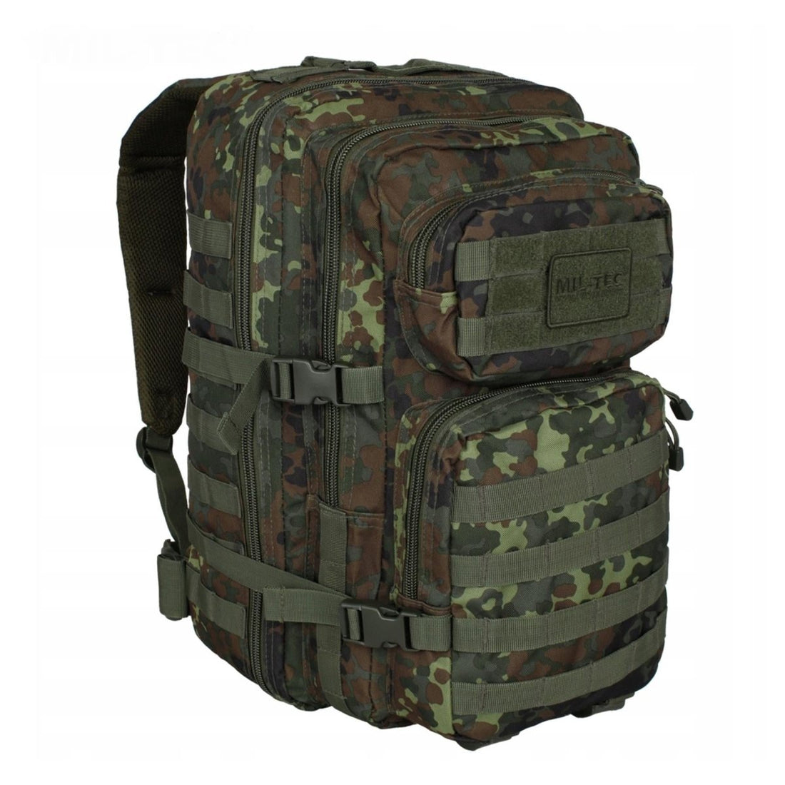 Mil-Tec Assault US ASSAULT Trekking Rucksck Grande zaino 36L Flecktarn Daypack Borsa