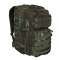 Mil-Tec Assault US ASSAULT Trekking Rucksck Grande zaino 36L Flecktarn Daypack Borsa